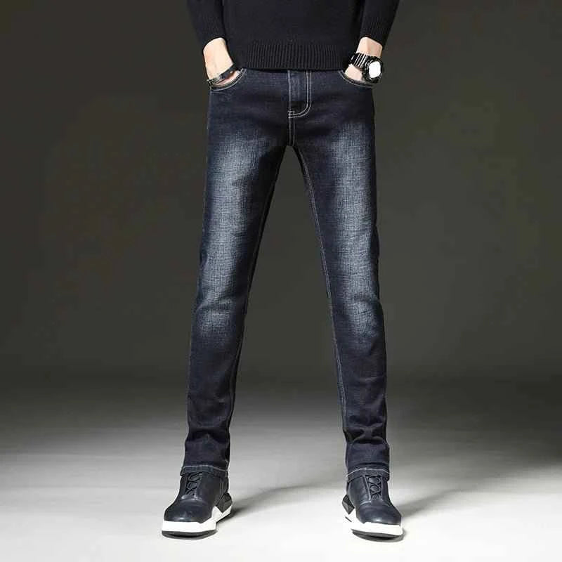 Trendy Loose Straight-Leg Jeans – Korean-Inspired Casual Streetwear
