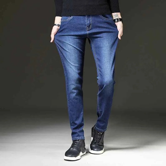 Trendy Loose Straight-Leg Jeans – Korean-Inspired Casual Streetwear