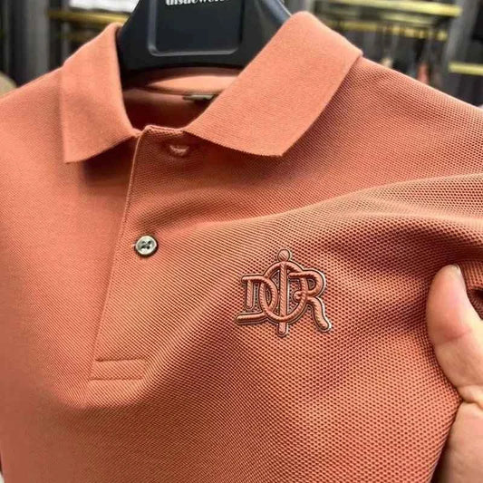 Luxury Cotton Polo Shirt – Slim-Fit Summer Fashion Essential