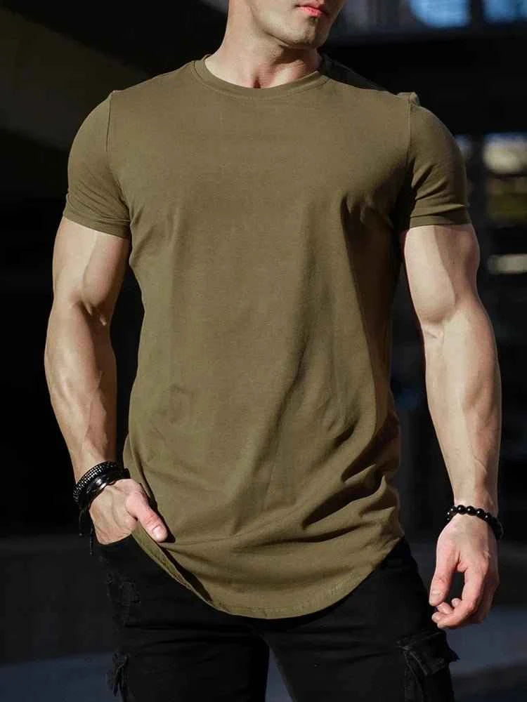 Athleisure Gym T-Shirt – Breathable High-Quality Cotton Fitness Wear