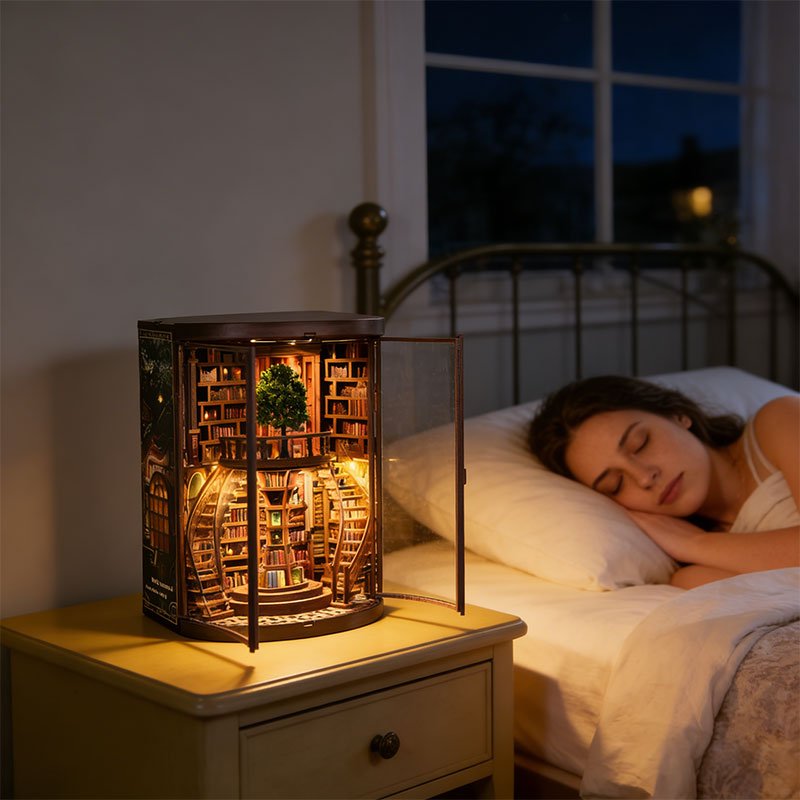 DIY Wooden Book Nook Kit - LUCKY COLLECTION