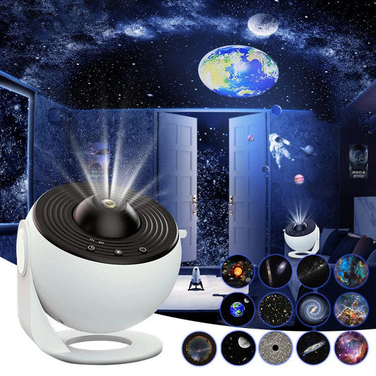 13 In 1 Planetarium Galaxy Starry Sky Projector Night Light Star Aurora Projection Lamp For Kids Bedroom Home Party Decor - LUCKY COLLECTION