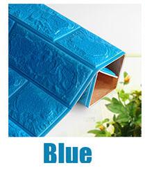 DIY Self Adhesive 3D Wall Stickers Bedroom Decor Foam Brick Room Decor Wallpaper Wall Decor Living Wall Sticker For Kids Room - LUCKY COLLECTION
