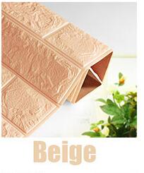 DIY Self Adhesive 3D Wall Stickers Bedroom Decor Foam Brick Room Decor Wallpaper Wall Decor Living Wall Sticker For Kids Room - LUCKY COLLECTION