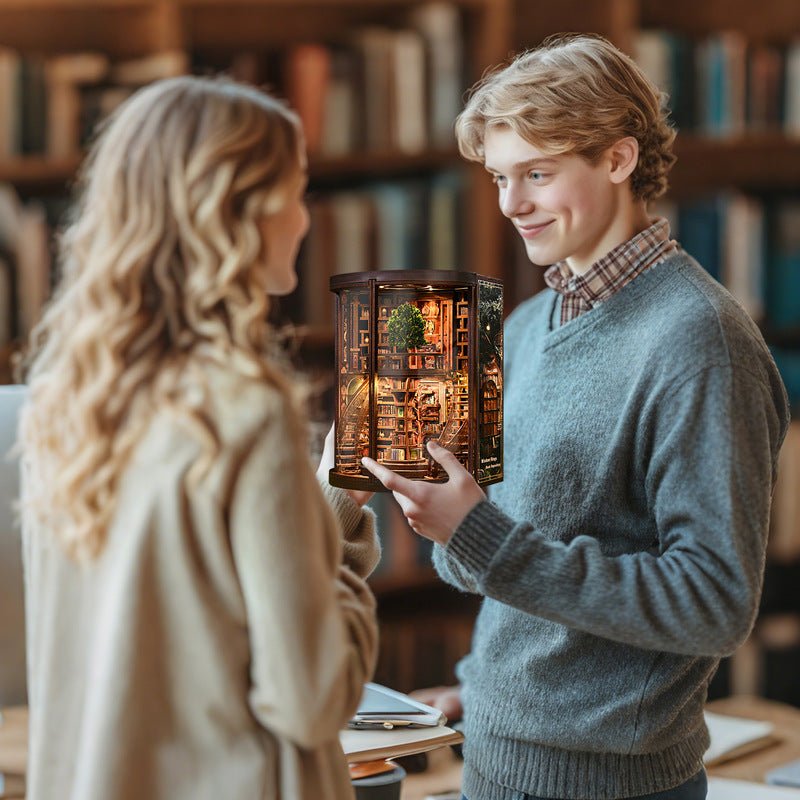 DIY Wooden Book Nook Kit - LUCKY COLLECTION