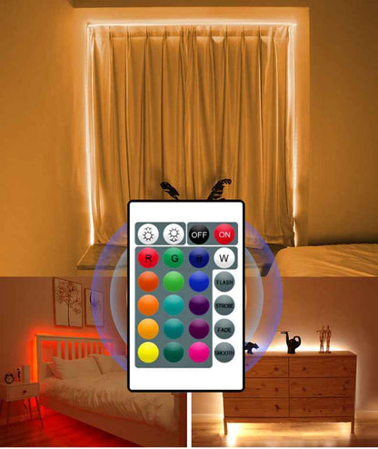 5V USB Light With 5050 RGB Light Waterproof 24 Key Light With Set TV Background Colorful Atmosphere Light - LUCKY COLLECTION