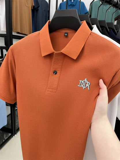 Luxury Cotton Polo Shirt – Slim - Fit Summer Fashion Essential - LUCKY COLLECTION