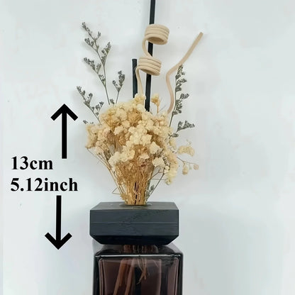 50pcs Dry Flowers Baby's Breath Bouquet Gypsophila Floral Arrangement Wedding Party Decor Vase DIY Table Pampas Grass Decoration - LUCKY COLLECTION