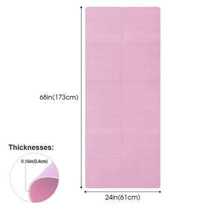 4MM Thick EVA Yoga Mats Anti-slip Sport Fitness Mat Blanket For Exercise Yoga And Pilates Gymnastics Mat Fitness Equipment - LUCKY COLLECTION