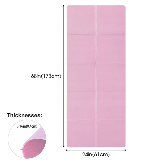 4MM Thick EVA Yoga Mats Anti-slip Sport Fitness Mat Blanket For Exercise Yoga And Pilates Gymnastics Mat Fitness Equipment - LUCKY COLLECTION
