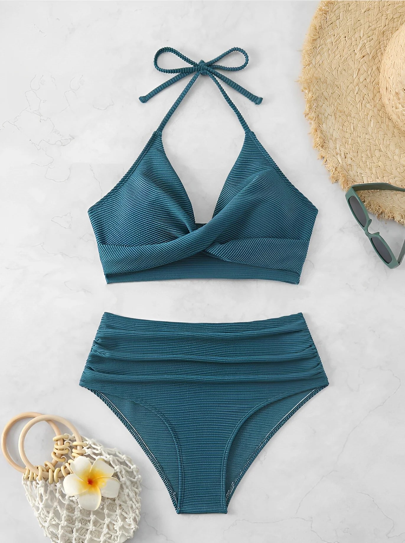 Sexy High Waist Bikini 2025 Women Halter Swimwear Female Swimsuit. - LUCKY COLLECTION