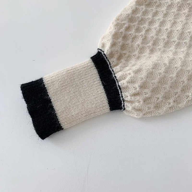 Loose - Fit Knit Sweater Cardigan – A Winter Staple - LUCKY COLLECTION