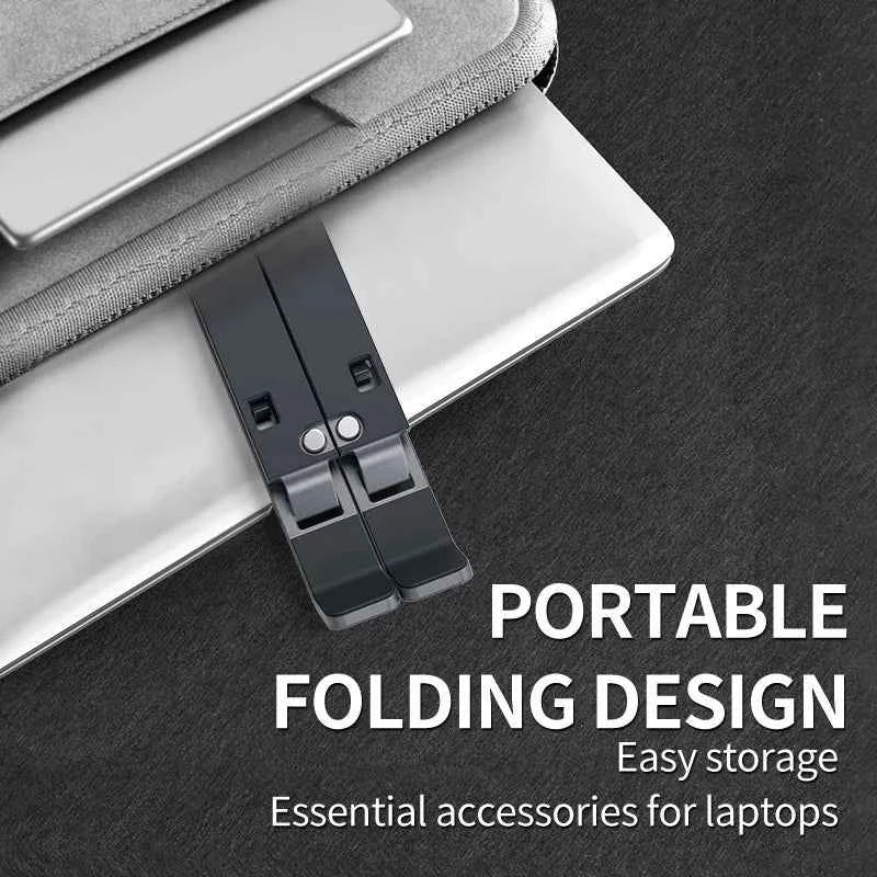 Foldable Laptop Stand Adjustable Portable Notebook Bracket Support Base Aluminum Alloy Holder For Macbook Laptop PC Accessories
