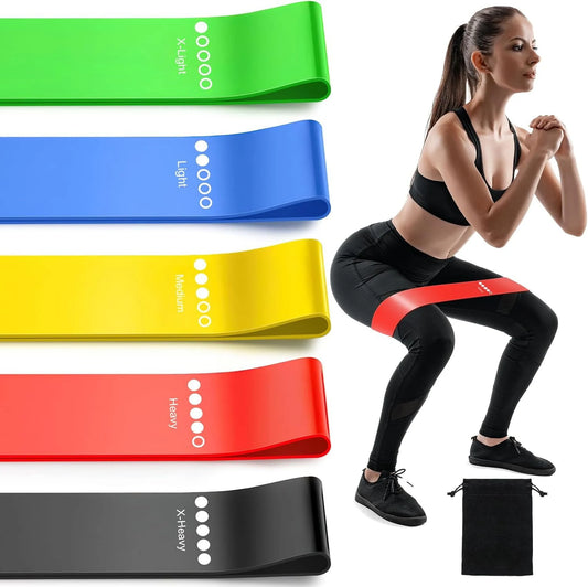 TPE Resistance Bands Fitness Set Rubber Loop Bands Strength Training Workout Expander Yoga Gym Equipment Elastic Rubber Loop - LUCKY COLLECTION
