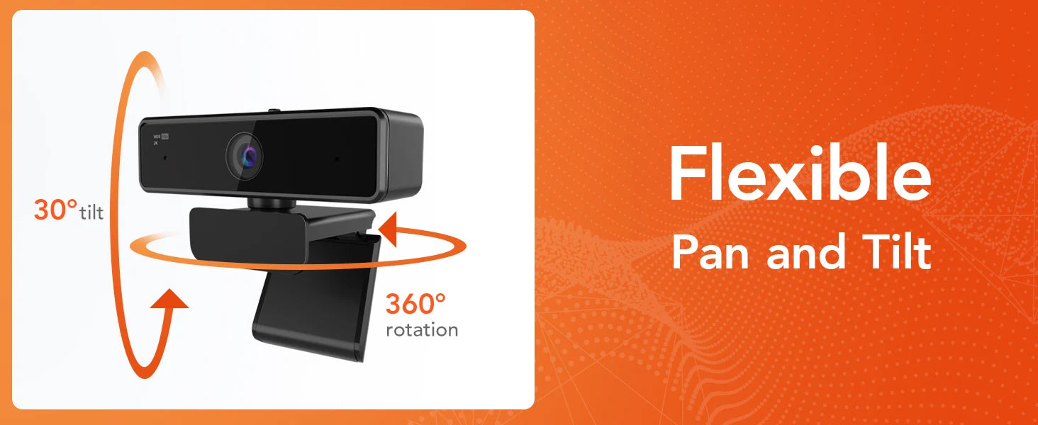 V11 2K Webcam for PC, 1080P 60FPS FHD 90° Web Camera with Microphone&Privacy Cover,USB Plug&Play for Mac/Laptop/Desktop/Computer - LUCKY COLLECTION