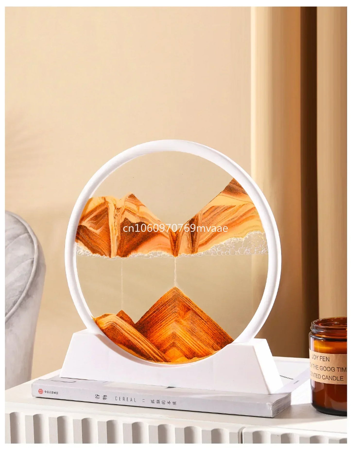 Sandscape Moving Sand Art Frame Quicksand 3D Dynamic Liquid Hourglass Kinetic Sand Painting Flowing Sand Office Home Decor Gifts - LUCKY COLLECTION