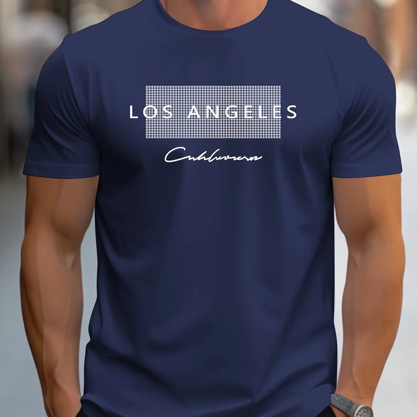 Los Angeles Graphic Tee – Oversized Streetwear Statement Piece - LUCKY COLLECTION