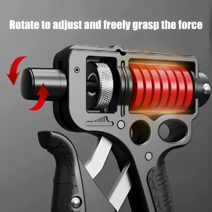 5-165Kg Adjustable Heavy Hand Grip Exercise Strengthener Gripper Finger Expander Arm Wrist Forearm Trainers Fitness Steel Spring - LUCKY COLLECTION