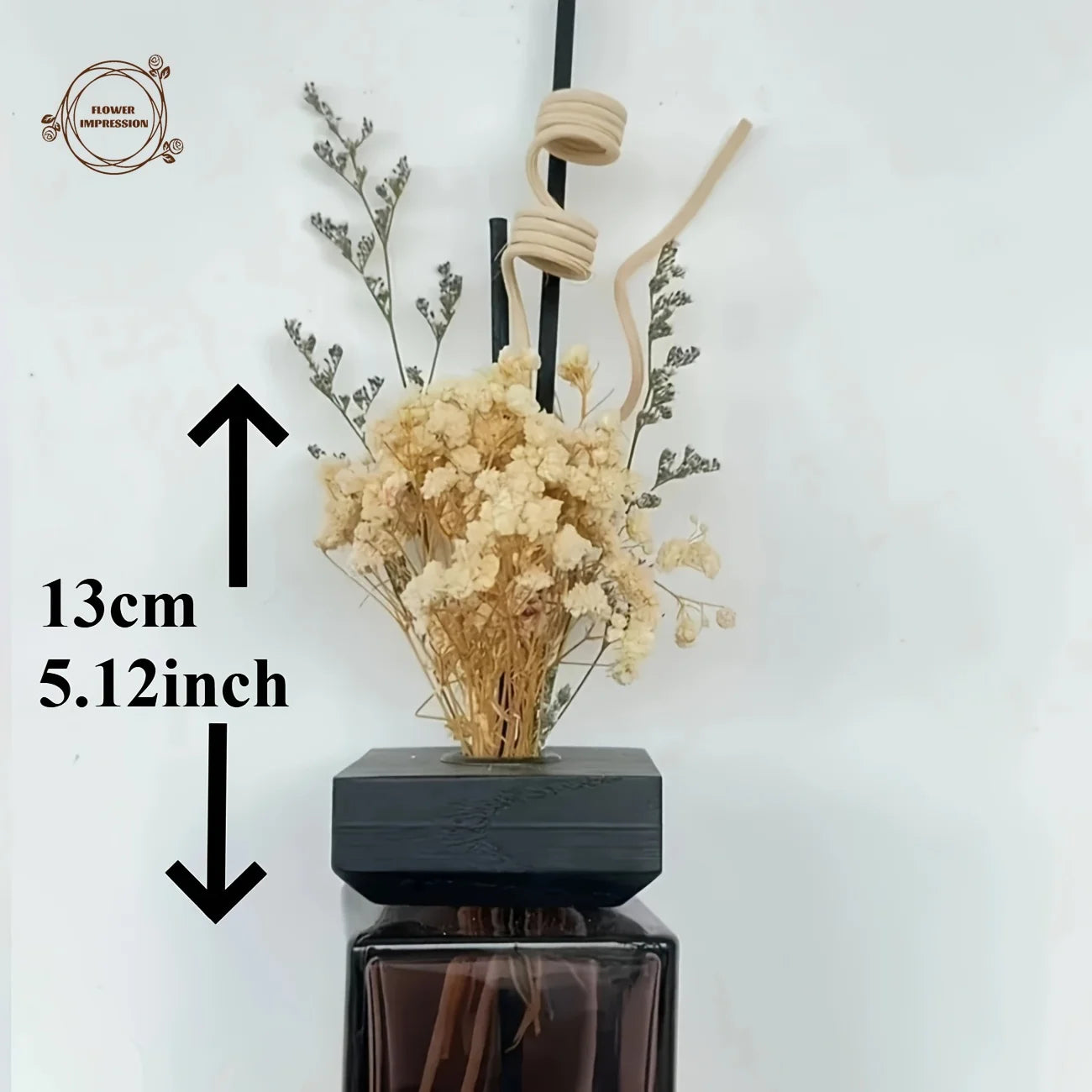 50pcs Dry Flowers Baby's Breath Bouquet Gypsophila Floral Arrangement Wedding Party Decor Vase DIY Table Pampas Grass Decoration - LUCKY COLLECTION