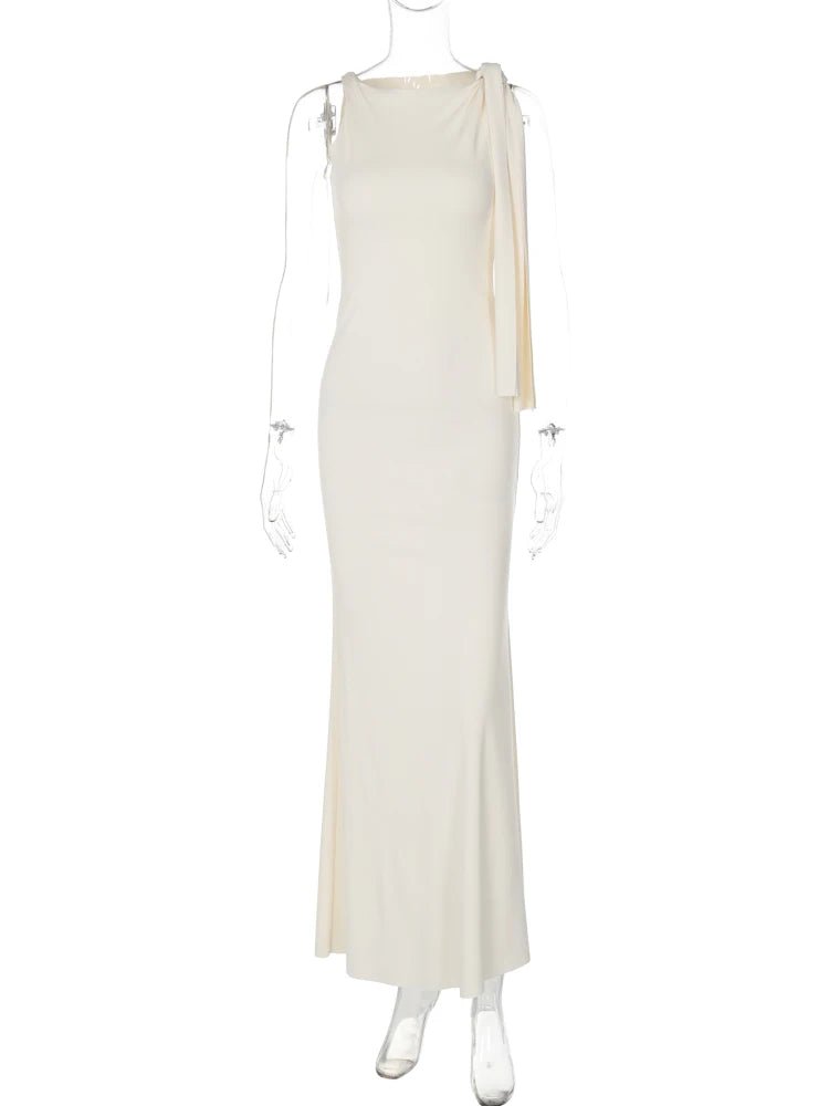 Sleek & Sexy Bodycon Maxi Dress – Patchwork Sleeveless Festival - Ready Fashion - LUCKY COLLECTION