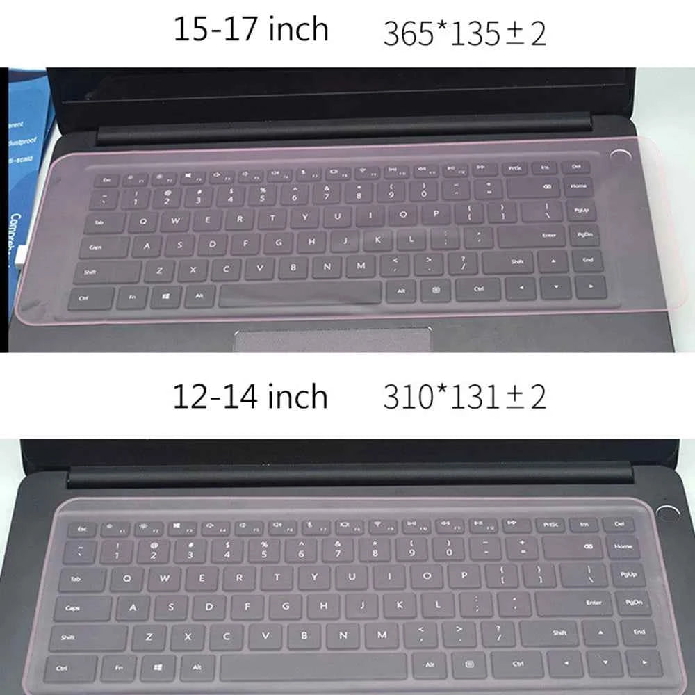 Accessories Soft Silicone 12-14 inch 15-17 inch Waterproof Keyboard Cover Protector Keyboard Film Laptop Cover Keyboard Skin