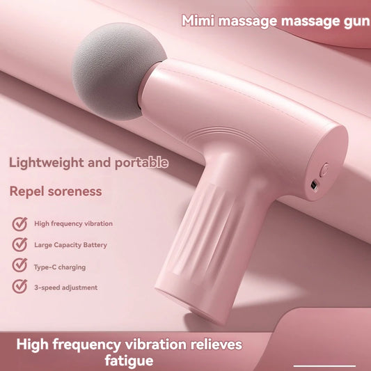 New fascia massage gun mini portable full body adjustable massager for fitness waist massage impact multi gear membrane gun - LUCKY COLLECTION