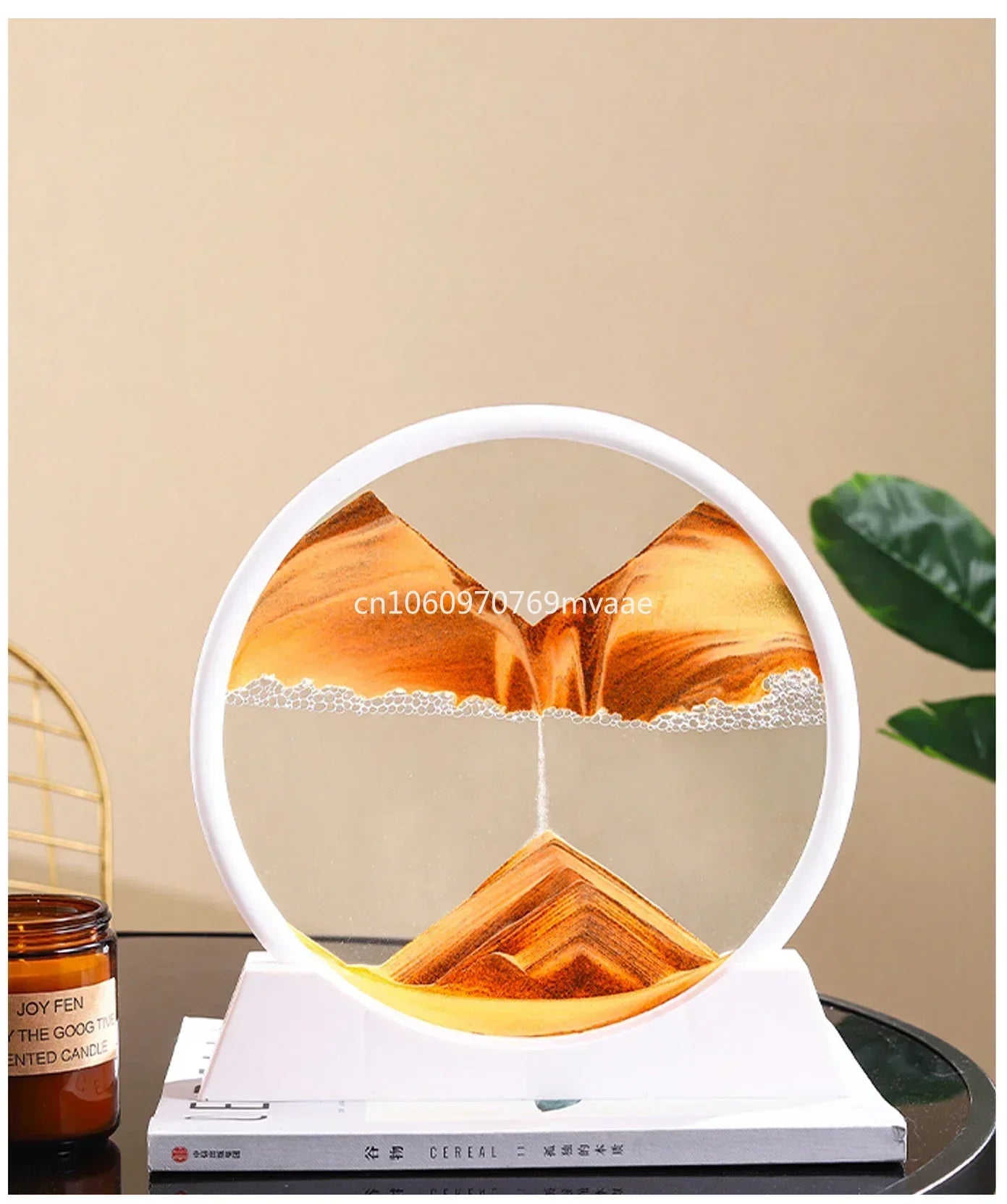 Sandscape Moving Sand Art Frame Quicksand 3D Dynamic Liquid Hourglass Kinetic Sand Painting Flowing Sand Office Home Decor Gifts - LUCKY COLLECTION