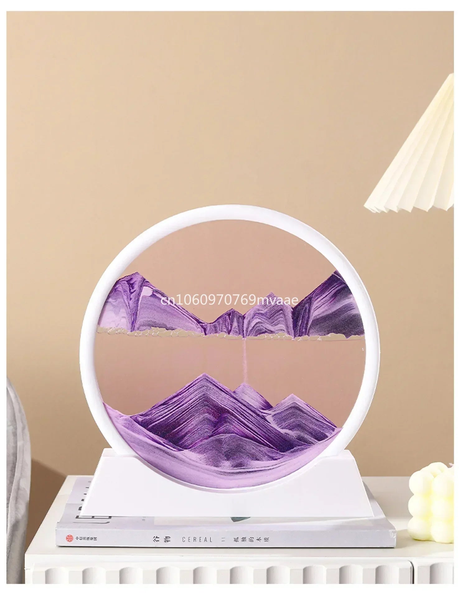 Sandscape Moving Sand Art Frame Quicksand 3D Dynamic Liquid Hourglass Kinetic Sand Painting Flowing Sand Office Home Decor Gifts - LUCKY COLLECTION