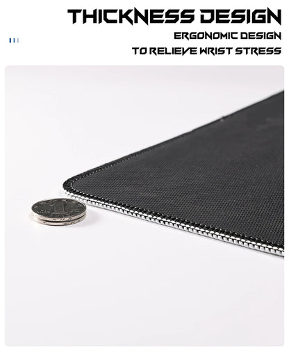 Black and White Mouse Pad Large Computer Gaming Accessories MousePads Desk Mats Carpet Anti-slip Laptop Soft Mice Pad Mouse Mat - LUCKY COLLECTION