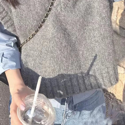 Cozy Chic: Sleeveless Knitted Vest for Every Occasion - LUCKY COLLECTION