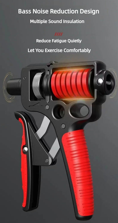 5-165Kg Adjustable Heavy Hand Grip Exercise Strengthener Gripper Finger Expander Arm Wrist Forearm Trainers Fitness Steel Spring - LUCKY COLLECTION