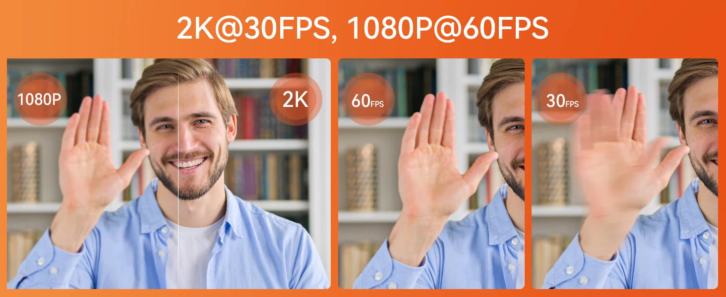 V11 2K Webcam for PC, 1080P 60FPS FHD 90° Web Camera with Microphone&Privacy Cover,USB Plug&Play for Mac/Laptop/Desktop/Computer - LUCKY COLLECTION