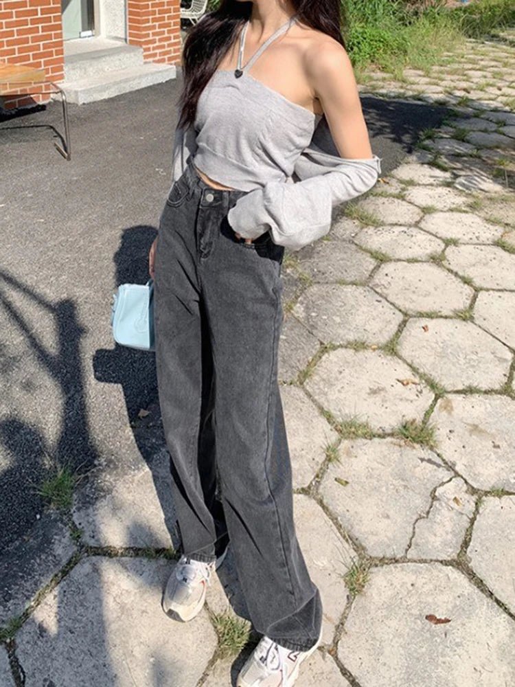 High - Waist Fleece - Lined Wide - Leg Jeans – Ultimate Comfort - LUCKY COLLECTION