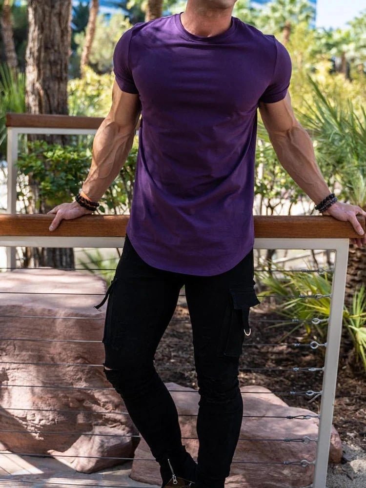 Athleisure Gym T-Shirt – Breathable High - Quality Cotton Fitness Wear - LUCKY COLLECTION