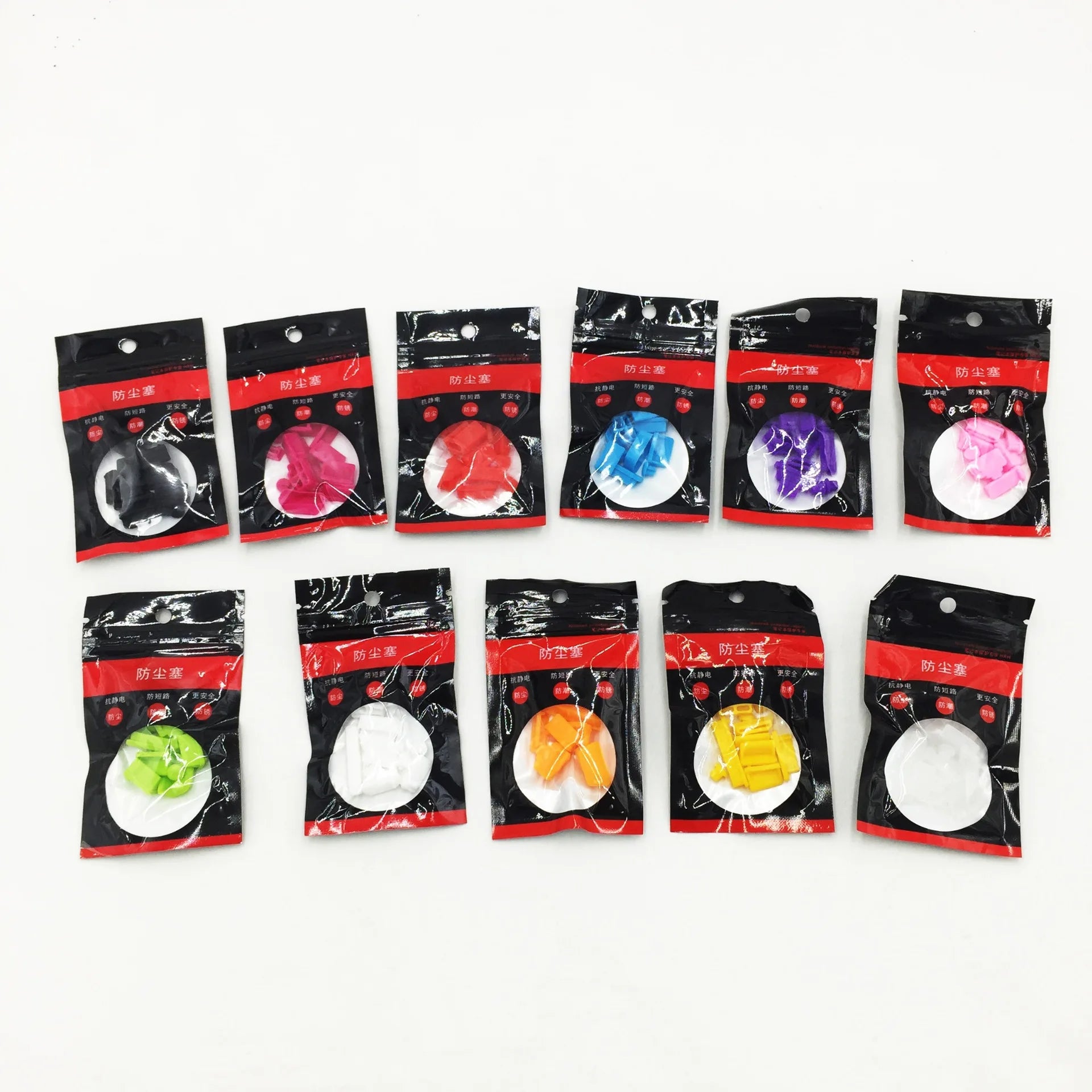 16Pcs Universal Anti Dustproof Notebook Port Plug Silicone Protector USB Elastic Laptop Computer Cover Stopper - LUCKY COLLECTION