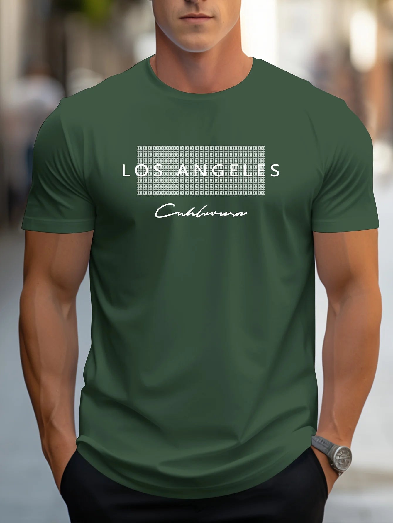 Los Angeles Graphic Tee – Oversized Streetwear Statement Piece - LUCKY COLLECTION