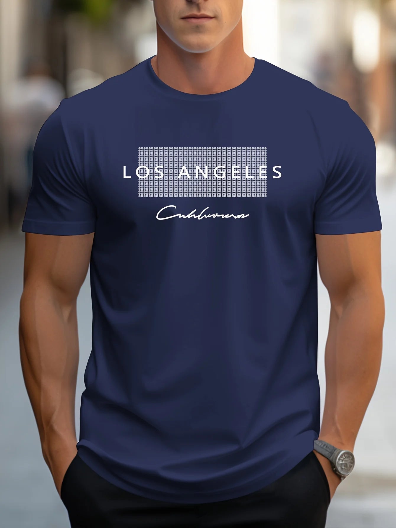 Los Angeles Graphic Tee – Oversized Streetwear Statement Piece - LUCKY COLLECTION