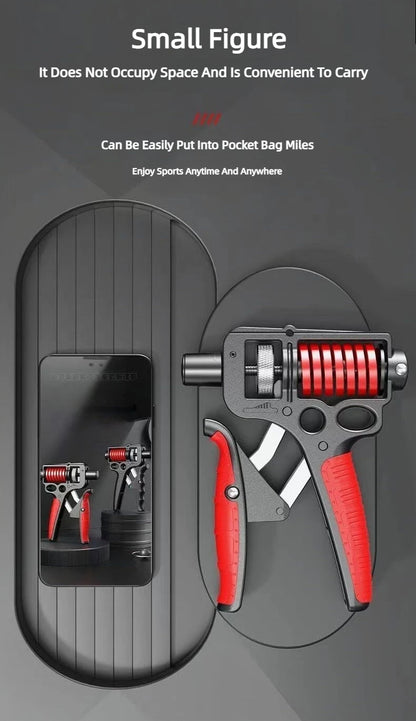 5-165Kg Adjustable Heavy Hand Grip Exercise Strengthener Gripper Finger Expander Arm Wrist Forearm Trainers Fitness Steel Spring - LUCKY COLLECTION