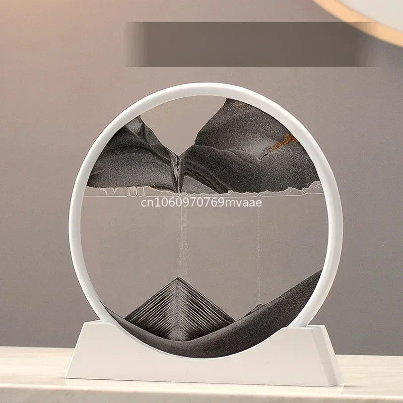 Sandscape Moving Sand Art Frame Quicksand 3D Dynamic Liquid Hourglass Kinetic Sand Painting Flowing Sand Office Home Decor Gifts - LUCKY COLLECTION