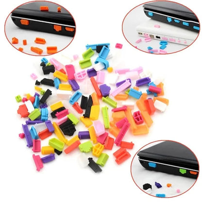 16Pcs Universal Anti Dustproof Notebook Port Plug Silicone Protector USB Elastic Laptop Computer Cover Stopper - LUCKY COLLECTION
