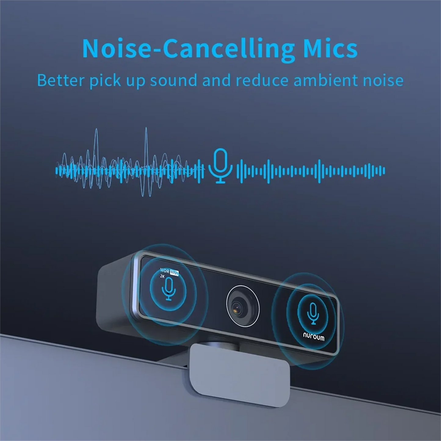 V11 2K Webcam for PC, 1080P 60FPS FHD 90° Web Camera with Microphone&Privacy Cover,USB Plug&Play for Mac/Laptop/Desktop/Computer - LUCKY COLLECTION