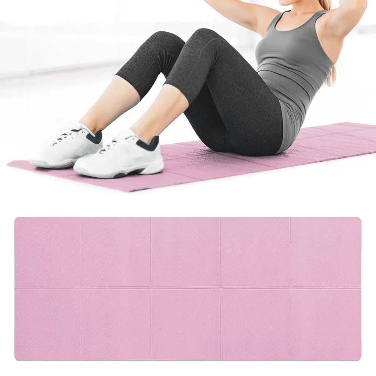 4MM Thick EVA Yoga Mats Anti-slip Sport Fitness Mat Blanket For Exercise Yoga And Pilates Gymnastics Mat Fitness Equipment - LUCKY COLLECTION
