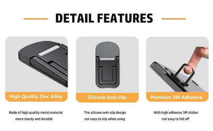 Adjustable Folding Laptop Stand Mini Legs Ultra-thin Portable Support for Macbook Notebook Cooling Holder Feet Invisible Bracket