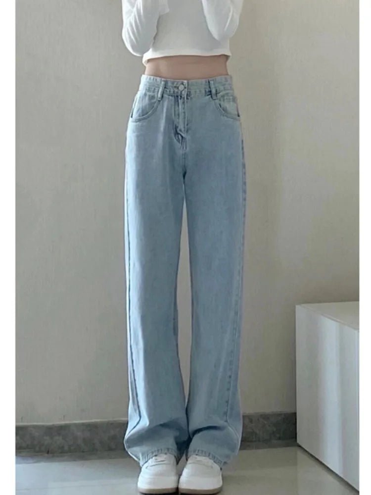 High - Waist Fleece - Lined Wide - Leg Jeans – Ultimate Comfort - LUCKY COLLECTION