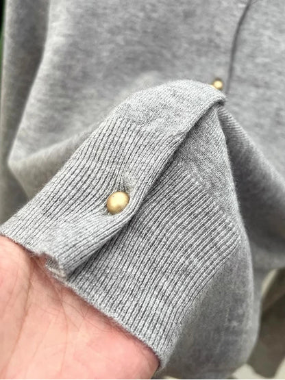 Basic Knitwear Long Sleeve Cardigan – Everyday Comfort - LUCKY COLLECTION