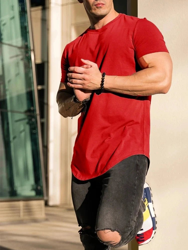 Athleisure Gym T-Shirt – Breathable High - Quality Cotton Fitness Wear - LUCKY COLLECTION