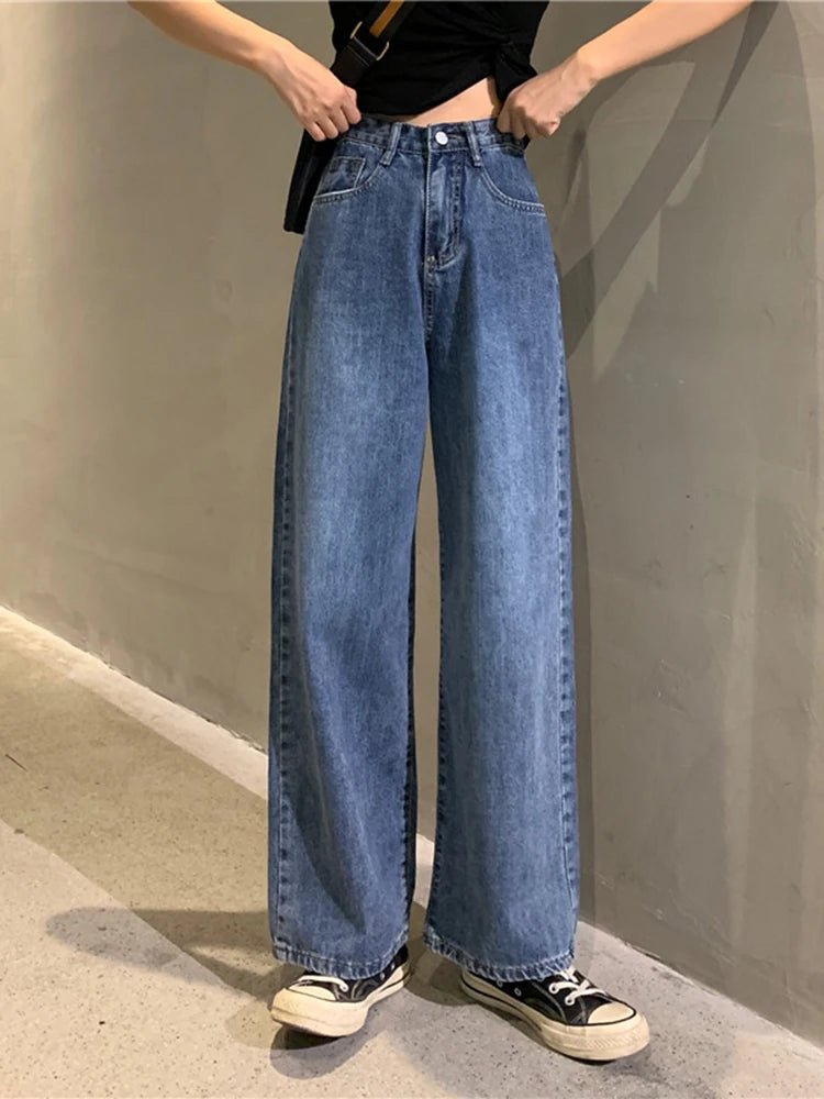 High - Waist Fleece - Lined Wide - Leg Jeans – Ultimate Comfort - LUCKY COLLECTION