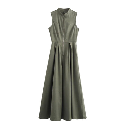 High - Street Sleeveless A - Line Dress – Trendy & Chic - LUCKY COLLECTION