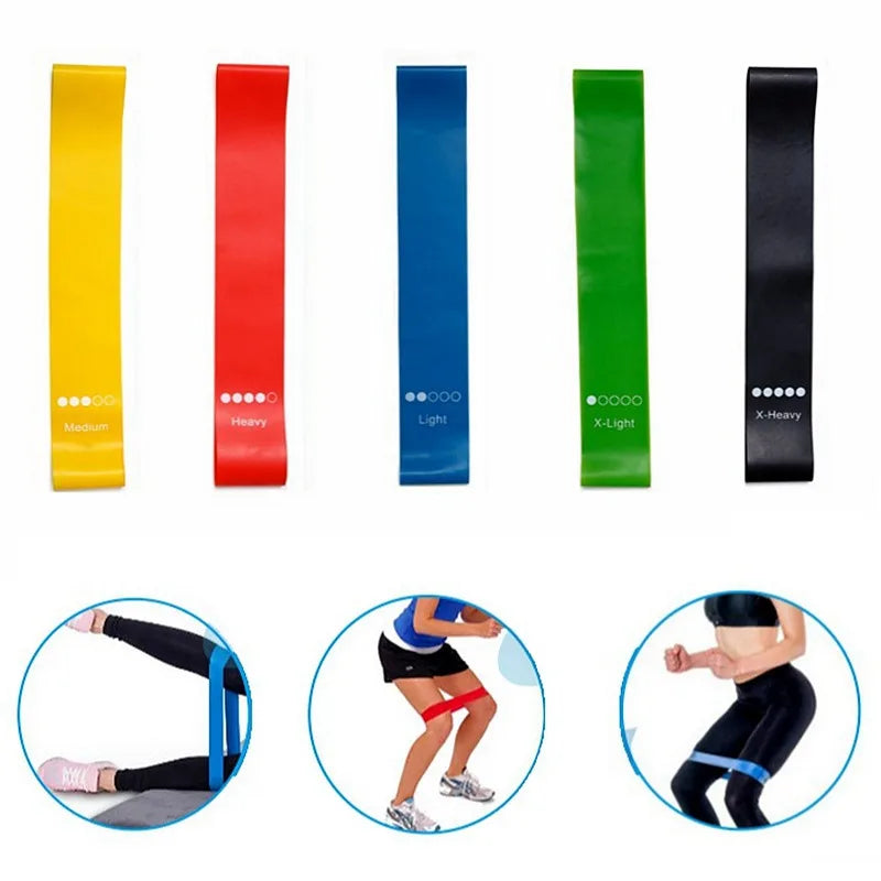 TPE Resistance Bands Fitness Set Rubber Loop Bands Strength Training Workout Expander Yoga Gym Equipment Elastic Rubber Loop - LUCKY COLLECTION