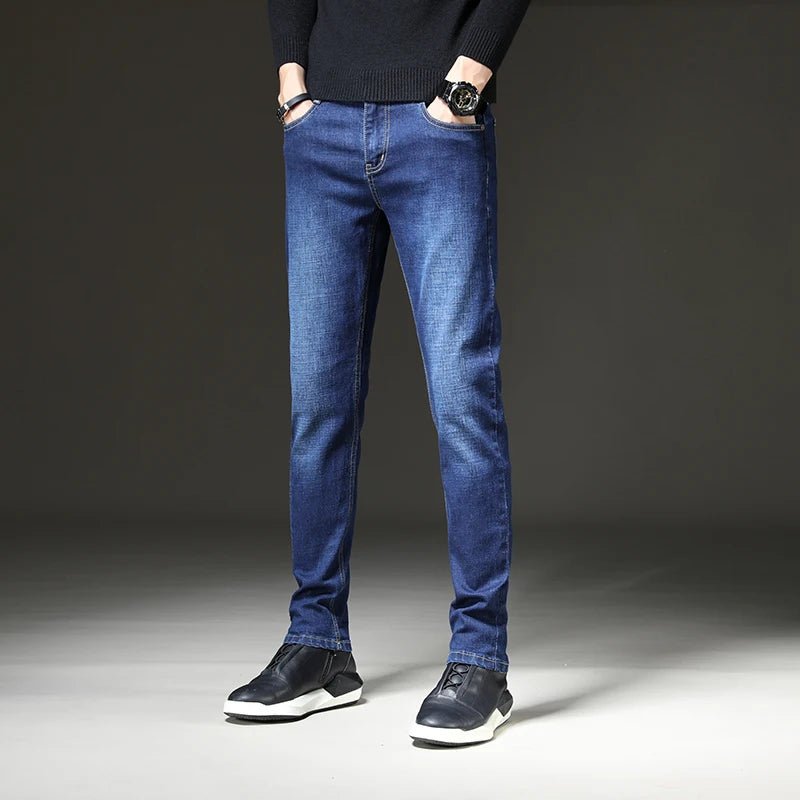 Trendy Loose Straight - Leg Jeans – Korean - Inspired Casual Streetwear - LUCKY COLLECTION